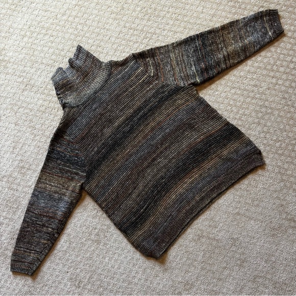 CJ Banks Neutral Multicolor Cowl Neck Sweater size 1x - Picture 4 of 11